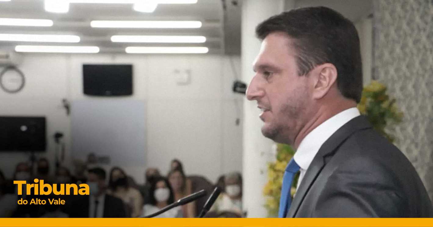 João Schwambach, prefeito de Imbuia