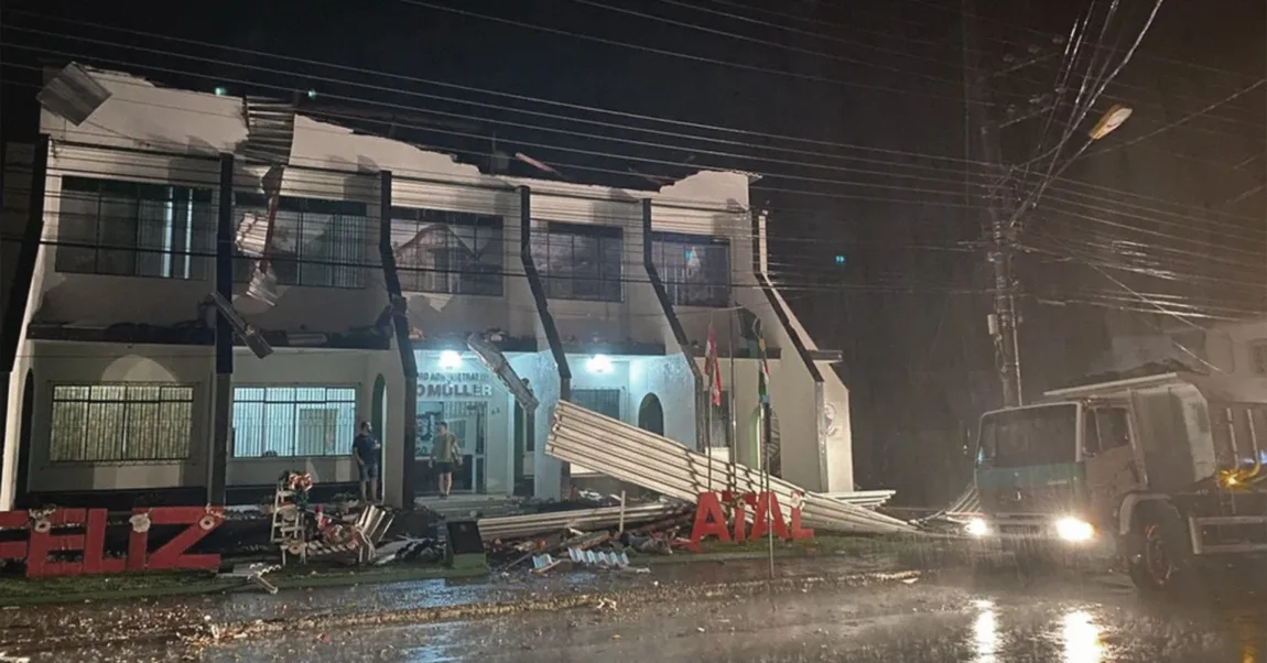 Temporal em Ibirama