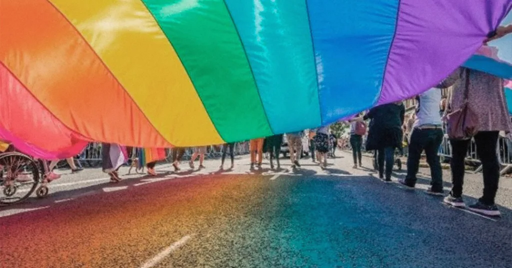 Manifestação artística em Rio do Sul